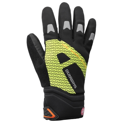 Žieminės dviratininko pirštinės Shimano Windstopper® Reflective