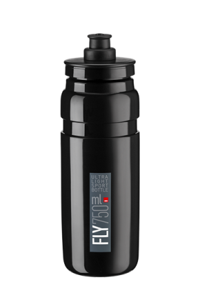 Bottle ELITE FLY BLACK Grey logo 750ml