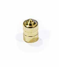 Fox Air Valve Parts: Cap Air Valve .305-32 Nickel Plated (010-00-004-A)