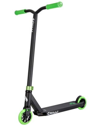 Stunt Scooter Chilli Pro Base, black/green