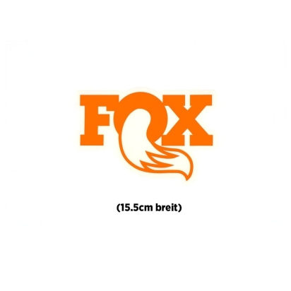 Fox Original Logo Promo Decal 6' Orange (495-27-105)