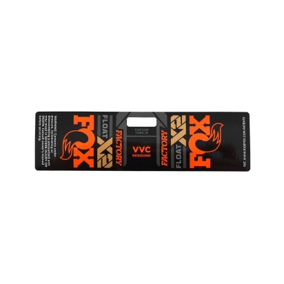 Lipdukai FOX Decal: 2021 F-S FLOAT X2 Resy Orange 0 (024-13-031)