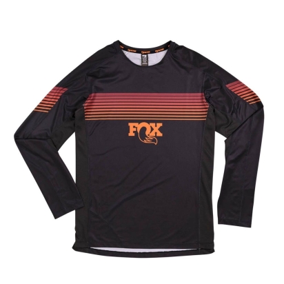 Marškinėliai Fox High Tail LS Jersey Black
