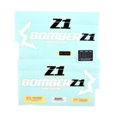 Lipdukai Decal Kit: Marzocchi 2019 Z1 Std/Gloss Red (803-01-345)