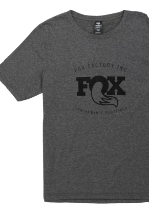 fox ride 3 0 ss tee women s charcoal xs
