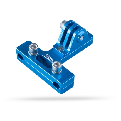 Camera Mount Pro Blue. Saddle rail