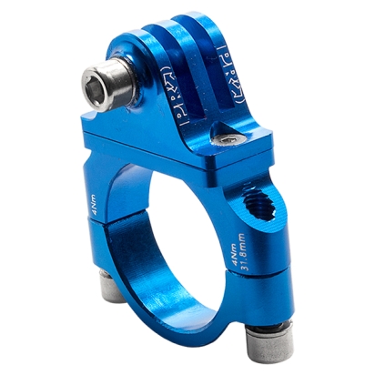 Camera Mount Pro Blue. Handlebar 31.8mm