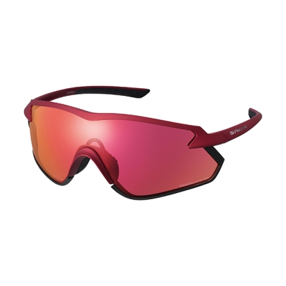 Akiniai nuo saulės Shimano S-Phyre X Ridescape Road Matte Metallic Red/Smoke Red