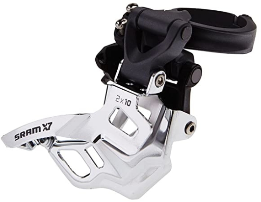 Priekinis pavarų perjungėjas  Sram X7 2x10 hi clamp