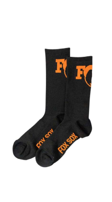 fox high tail 7 sock black s m
