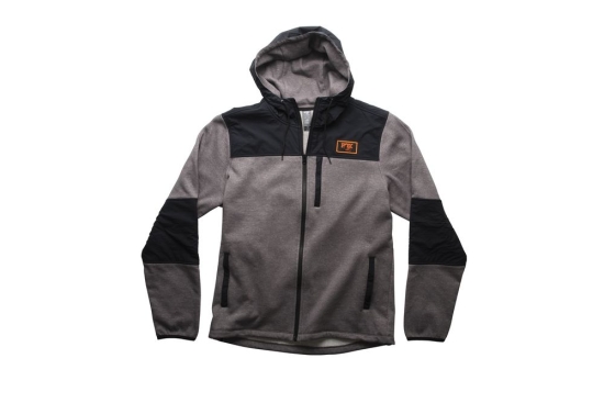 overland zip up hoody black xxl