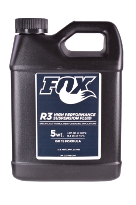 Oil: FOX Suspension Fluid 946ml (32 oz) R3 5WT ISO 15 (025-06-007)