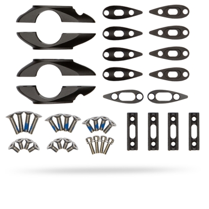 Brackets for TT handlebar Pro Missile Evo clip-on