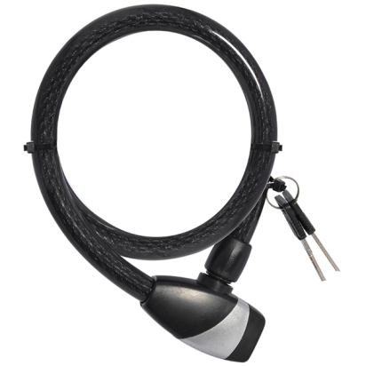 Bicycle Lock OXC Cable Lock Hoop 15 Black 0.8m x 15mm