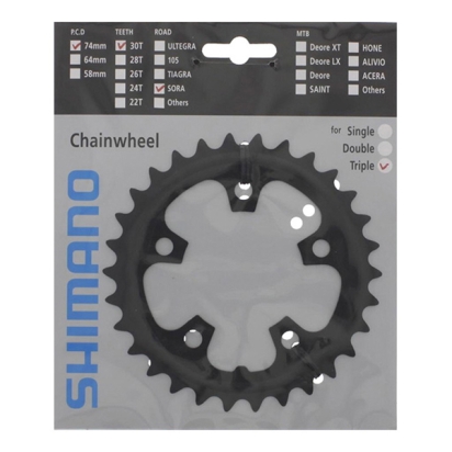 Priekinė žvaigždė Shimano FC-3503, 30T, Sora