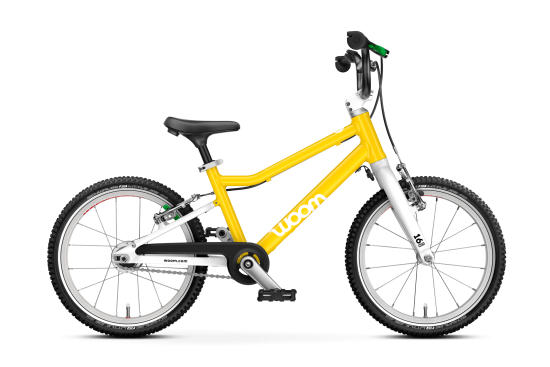 Vaikiškas dviratis WOOM 3 AUTOMAGIC YELLOW