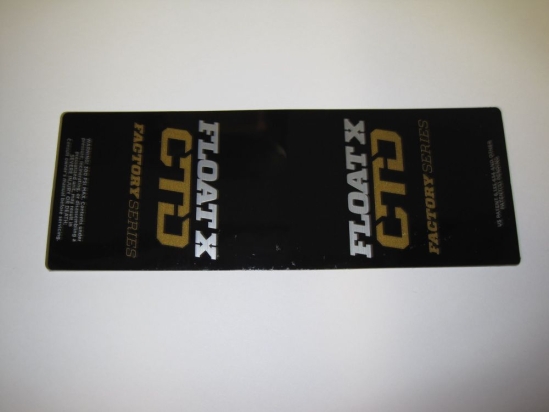 Fox Decal: 2014 Float X CTD LV Gold (024-02-495)