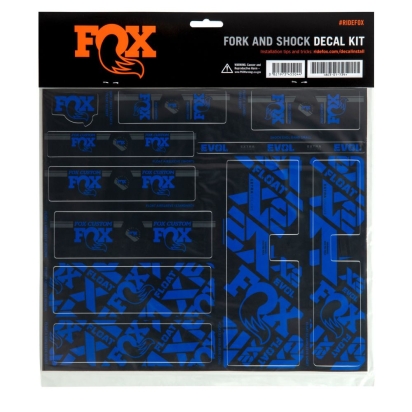 FOX Decal 2021 AM Custom Fork and Shock Kit Blue (803-01-738)