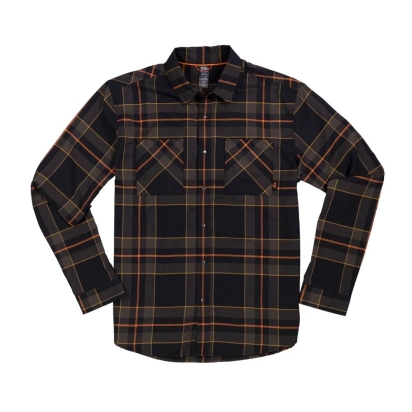 fox flannel black xxl