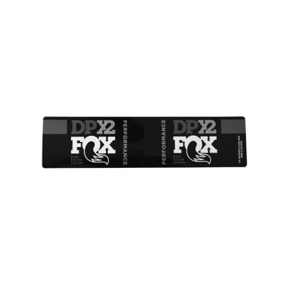 FOX Decal 2018 P-S FLOAT DPX2 NW Airsleeve Long Non-Evol=6.5+/30mm+ Evol=7.25+/40mm+ 0 (024-12-235)