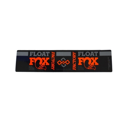 FOX Decal 2018 F-S FLOAT Orange DPS NW Remote Long Non-Evol=6.5+/30mm+ Evol=7.25+/40mm+ 0 (024-12-216)