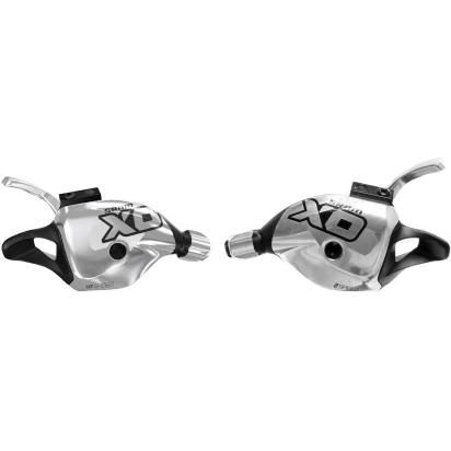 Pavarų rankenėlės Sram X0 Trigger set 2x10 CHROME