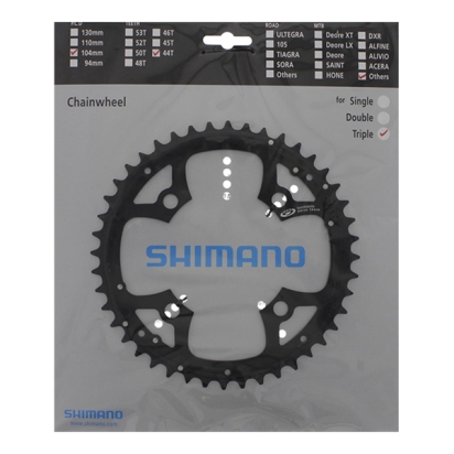 Chainring Shimano FC-M540 44T, Deore, chainguard compatible