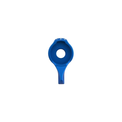 Detalė FOX Lever CD Adj 2016 Float X Short 6061-T6 Blue Ano II (234-04-285)