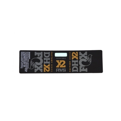 Fox Decal: 2018 F-S DHX2 Resy Neutral (024-12-305)