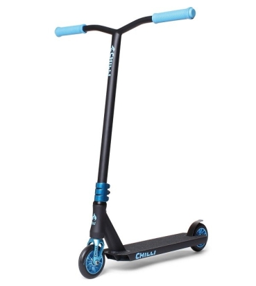 Stunt Scooter Chilli Pro Wave Reaper 110mm, black/blue