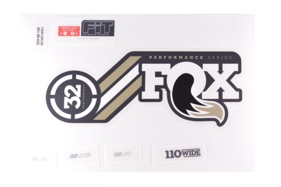 Lipdukai Fox Decal Kit: 2016 32 Performance Series Gray (803-00-987)
