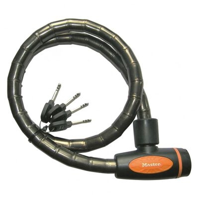 Dviračio spyna Master Lock 1,0M/18MM Armuota COL 8228