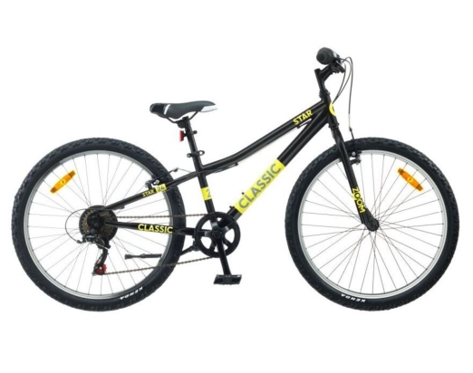 Kid's bike Classic Star 24 Boy 6S Black