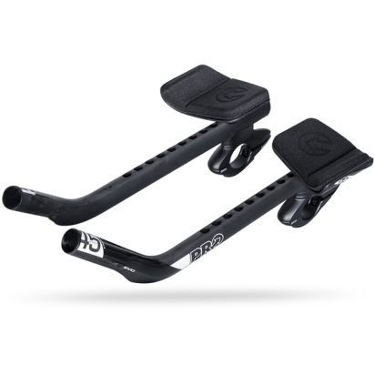 TT/Tri bar PRO Missile EVO clip-on, ski-bend, wide armrest