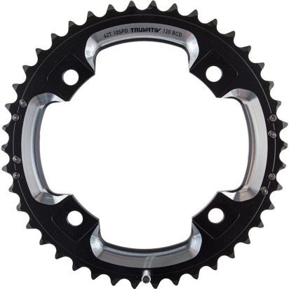 Priekinė žvaigždė SRAM X0 S2 42T 120BCD BLACK AL6