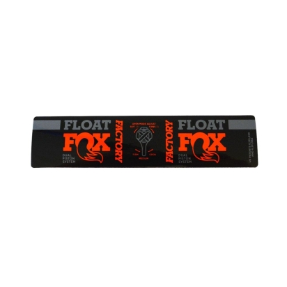 FOX Decal 2018 F-S FLOAT Orange DPS NW Adj Long Non-Evol=6.5+/30mm+ Evol=7.25+/40mm+ 0 (024-12-220)