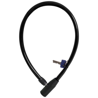 Dviračių spyna OXC Cable Lock Hoop Black 4mm x 600mm