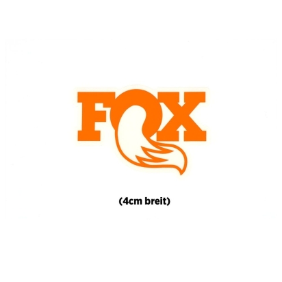 Fox Original Logo Promo Decal 1.5' Orange (495-27-103)