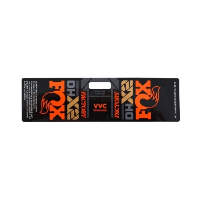 Lipdukai FOX Decal: 2021 F-S DHX2 Resy Orange 0 (024-13-035)