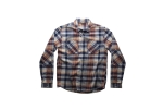 everyday ls flannel orange blue tan xxl