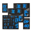 fox decal 2019 am heritage fork and shock kit turquoise