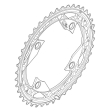 Chainring Shimano FC-M670, SLX (104 bcd)