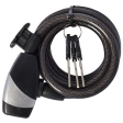 Bicycle Lock OXC Cable Lock KeyCoil10 Black 10x1800mm