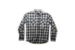 heavyday ls flannel blue tan xxl