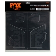 FOX Decal 2021 AM Custom Fork and Shock Kit Stealth Black (803-01-732)