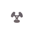 FOX Tri-lobe Lockout Plate: (.800 OD .020 TH) 20L/20C Steel (241-01-074)