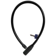 Bicycle Lock OXC Cable Lock Hoop Black 4mm x 600mm