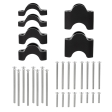 Laikikliai TT ragams Pro Missile Clip-on Black Alloy 6061