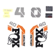 FOX Decal Kit: 2021 40 F-S Battleship Grey Logo Battleship Grey Fork 0 (803-01-541)