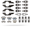 Brackets for TT handlebar Pro Missile Evo clip-on
